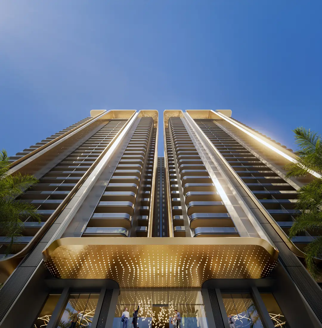 View of Iconic Luxury Towers M3M St. Andrews - The Most Coveted Golf Residences